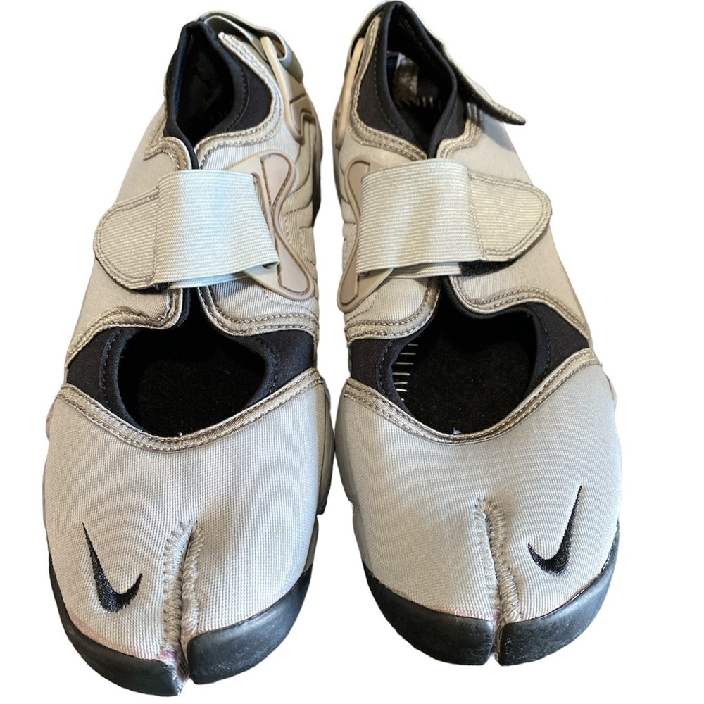 Nike Air Rift Breeze Grey Women’s Size 12 Running Rare Open Shoes Sneskers - Picture 3 of 11